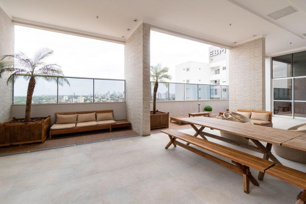 Apartamento 1 Quarto No Edificio Metropolitan Barcelona - Proximo Ao Shopping Flamboyant - Jardim Goias - Mb1504B กัวยาเนีย ภายนอก รูปภาพ